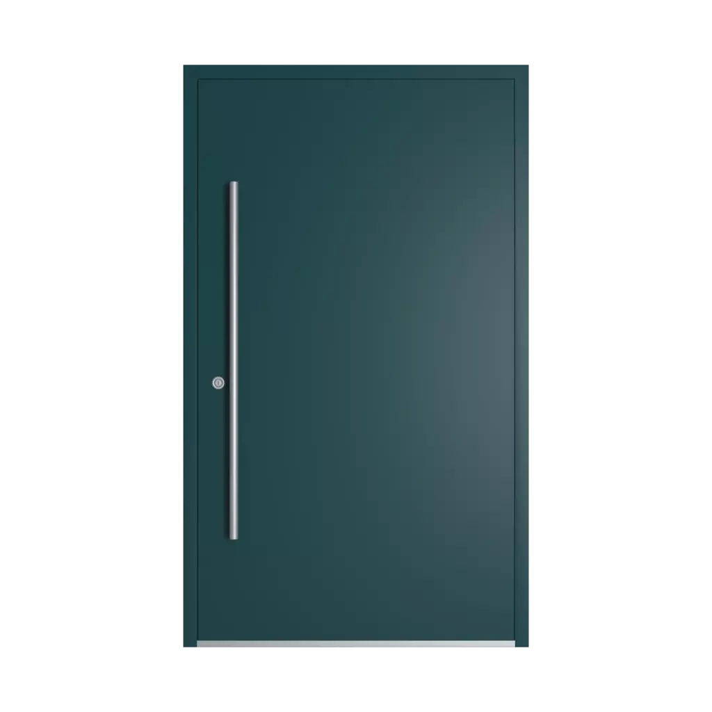 RAL 6004 Vert bleu portes-dentree remplissages dindecor model-6123  