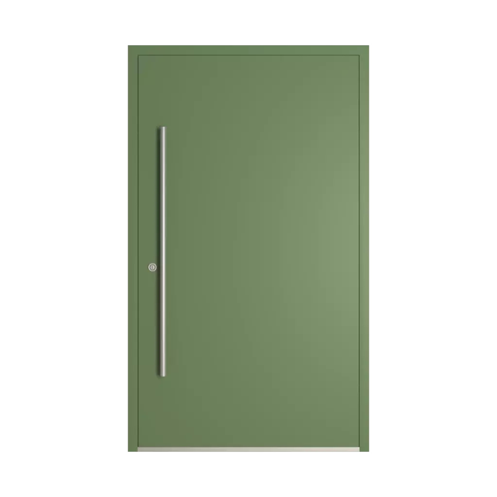 RAL 6011 Vert réséda produits portes-dentree-en-aluminium    