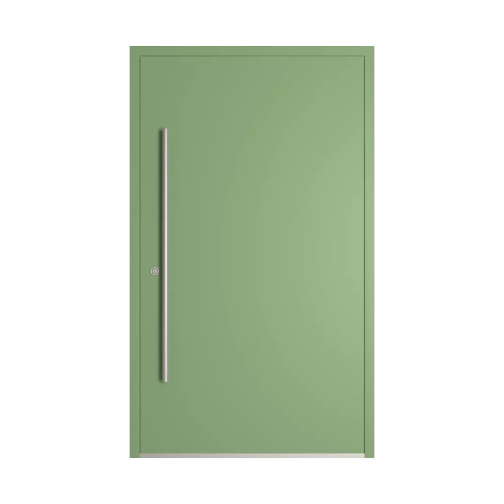 RAL 6021 Vert pâle produits portes-dentree-en-aluminium    