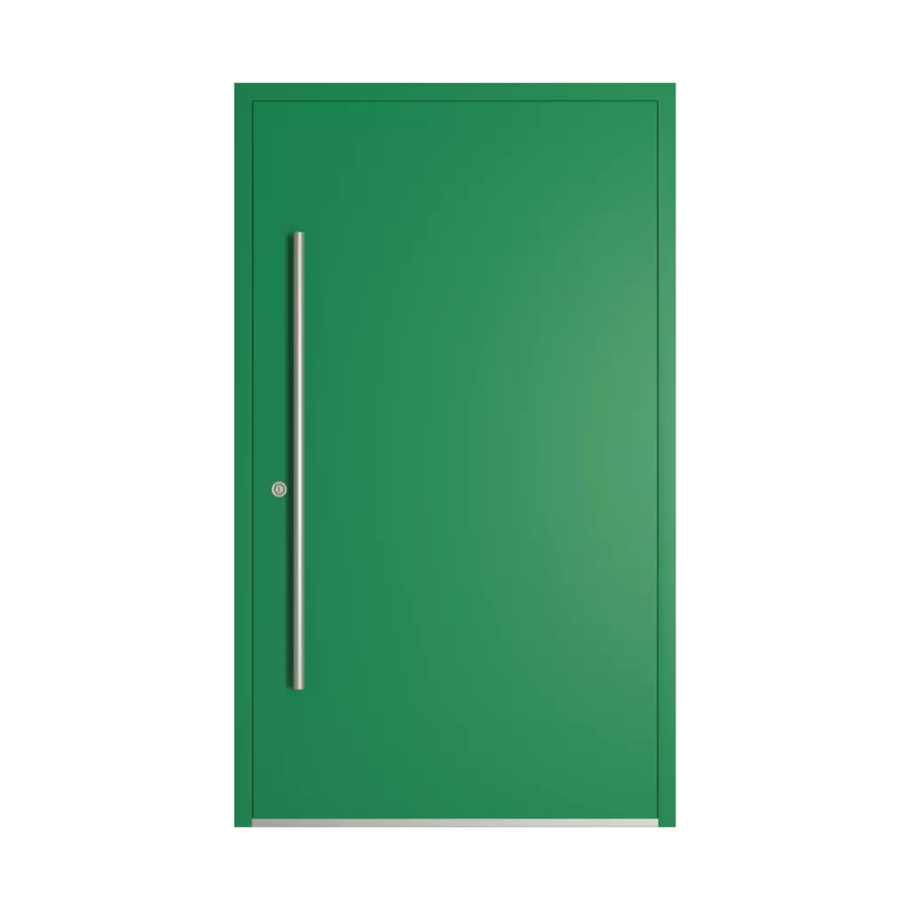 RAL 6024 Vert signalisation portes-dentree remplissages bois sans-vitrage