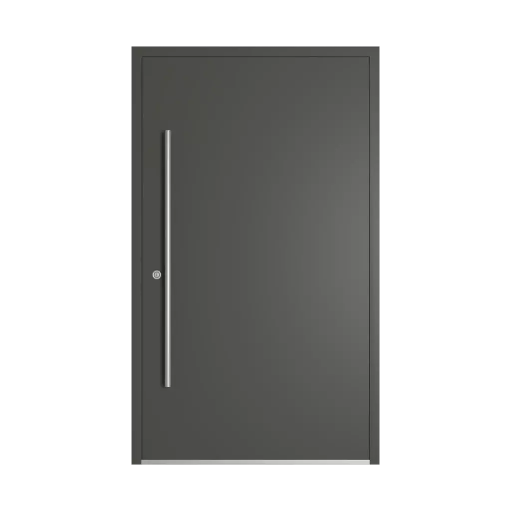 RAL 7022 Gris terre d’ombre portes-dentree remplissages dindecor 6132-black  