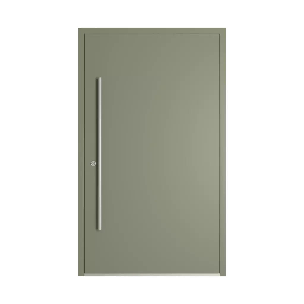 RAL 7033 Gris ciment portes-dentree remplissages dindecor model-6123  