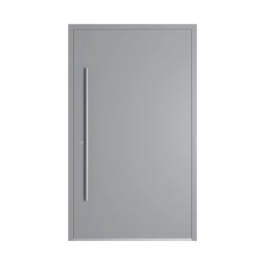 RAL 7040 Gris fenêtre produits portes-dentree-en-aluminium    