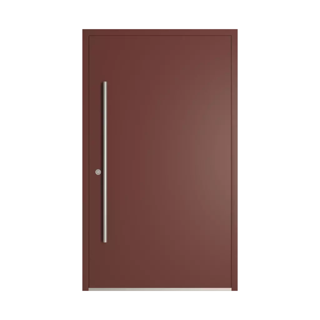 RAL 8012 Brun rouge portes-dentree remplissages dindecor model-6129  