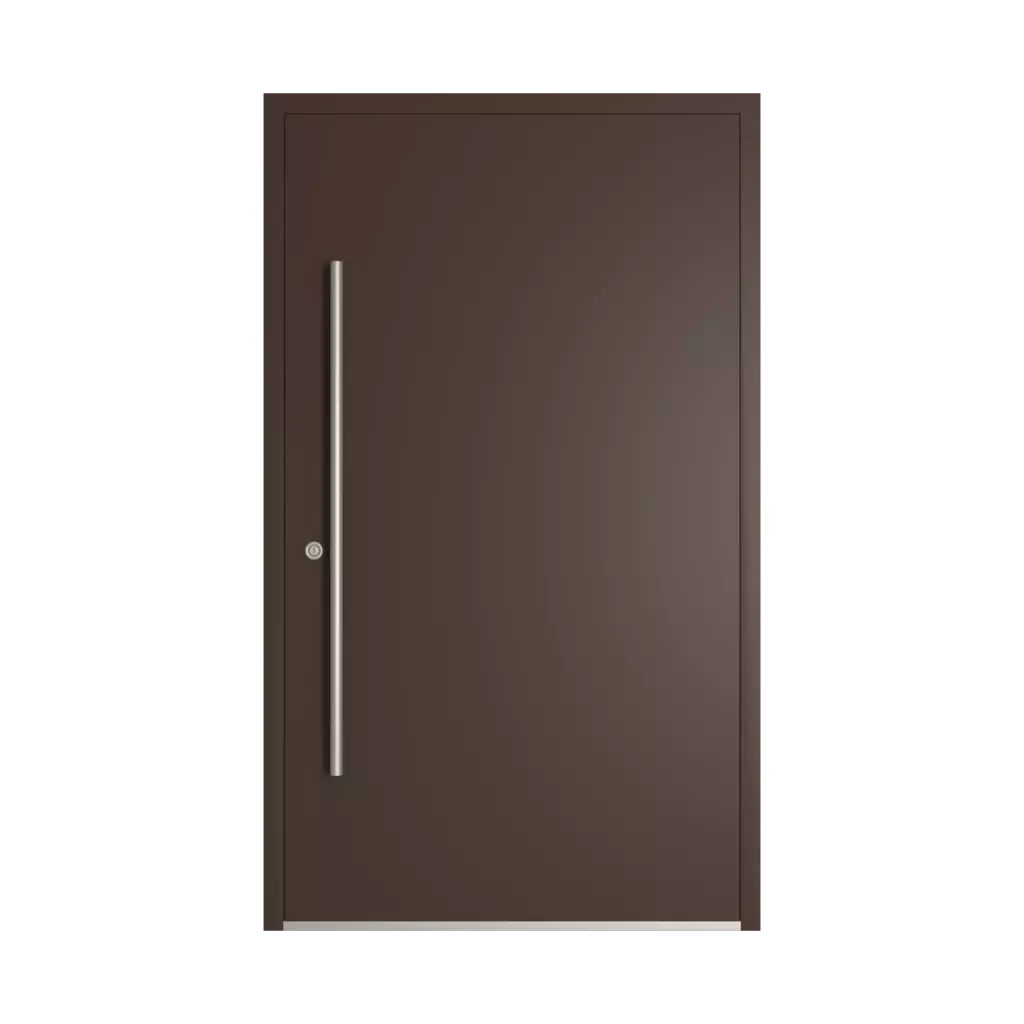 RAL 8017 Brun chocolat portes-dentree remplissages dindecor model-6129  