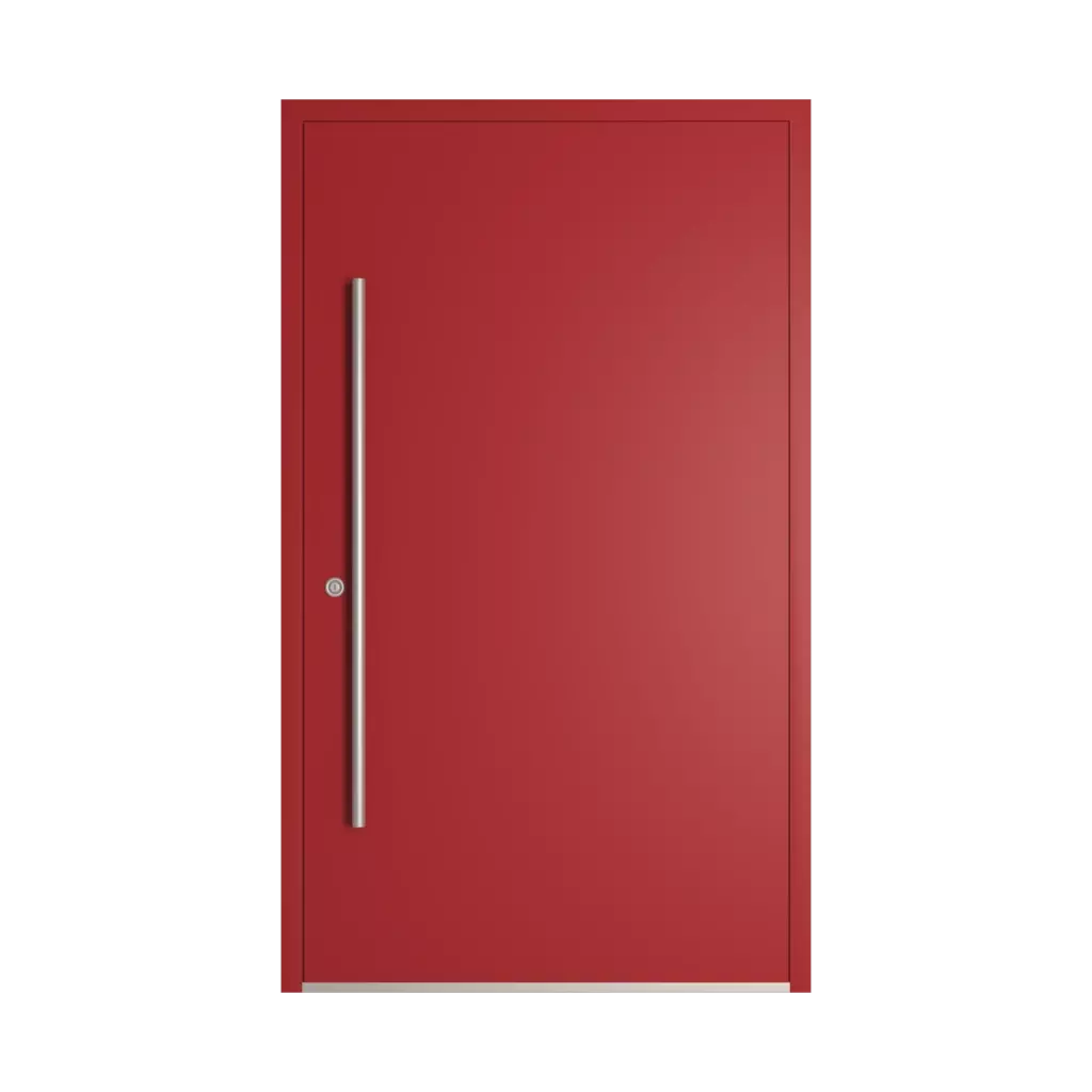 RAL 3001 Rouge de sécurité produits portes-dentree-en-aluminium    