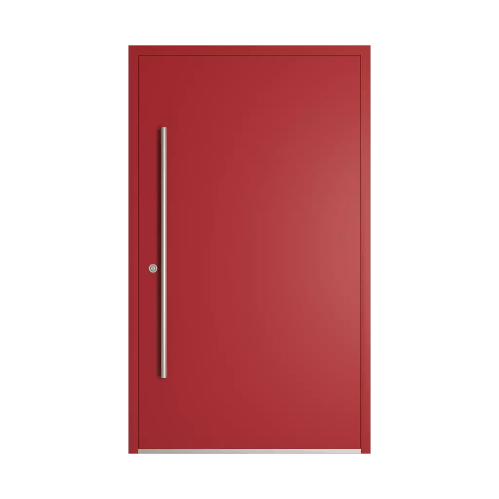 RAL 3002 Rouge carmin portes-dentree remplissages dindecor model-6123  