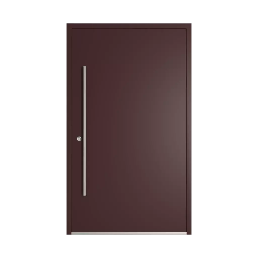 RAL 3007 Rouge noir portes-dentree remplissages dindecor model-6123  