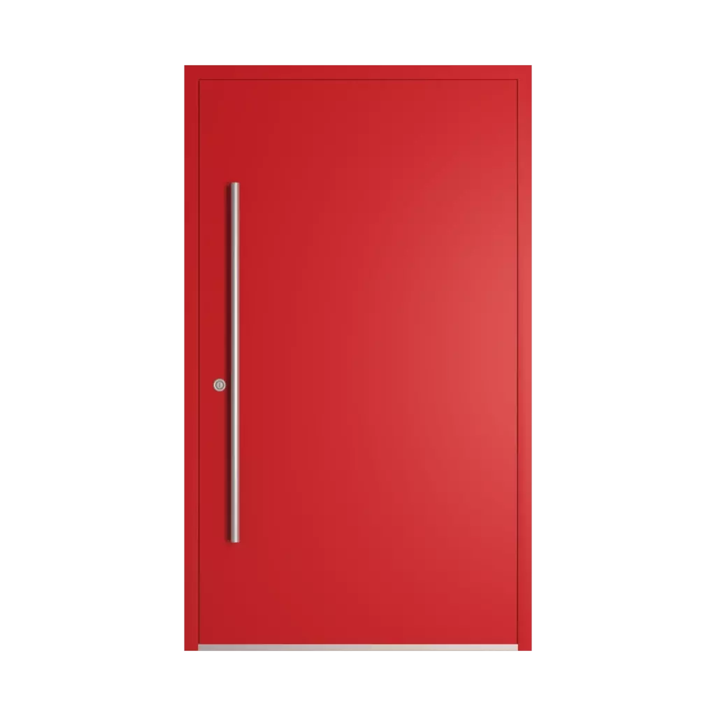RAL 3020 Rouge signalisation produits portes-dentree-en-aluminium    