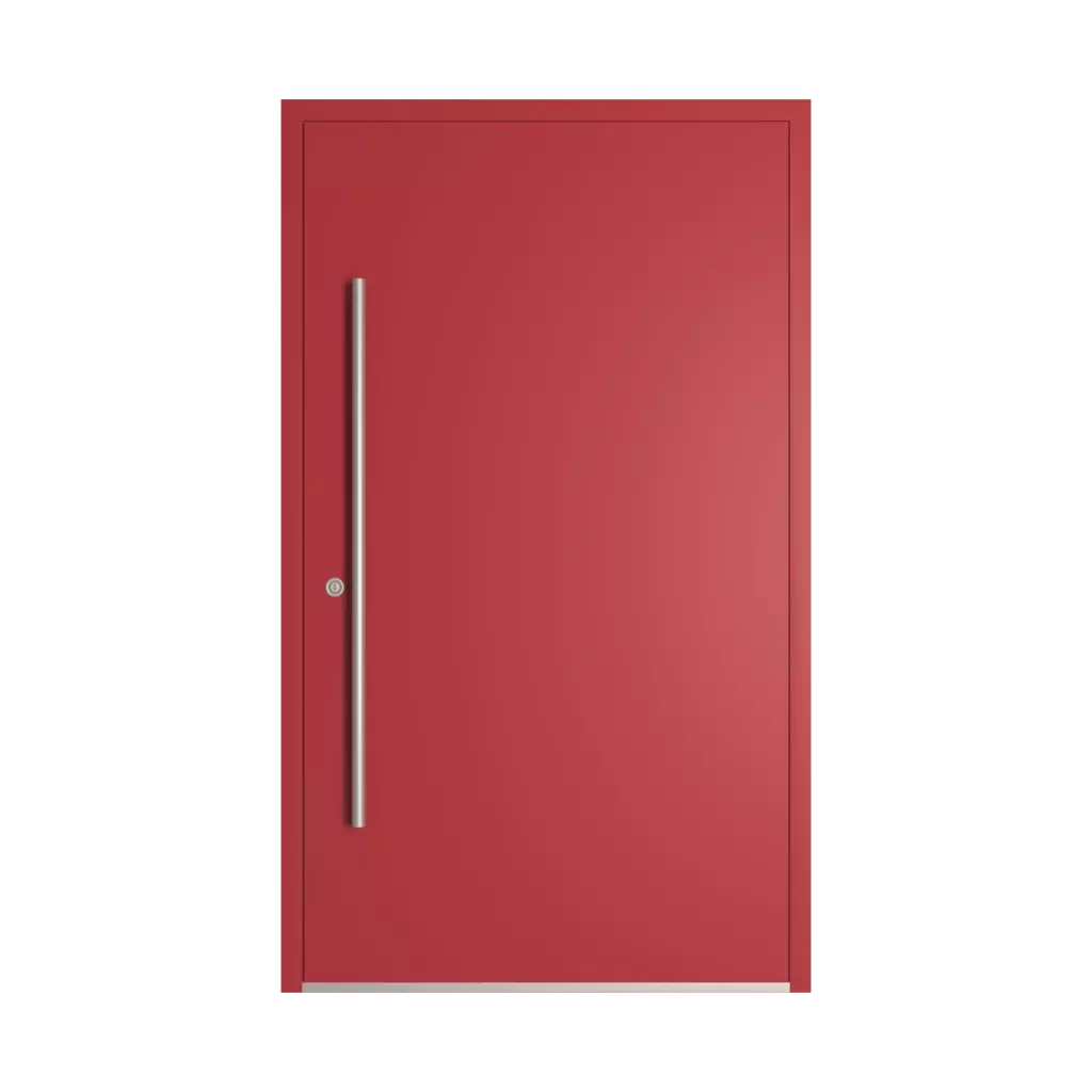 RAL 3031 Rouge oriental portes-dentree remplissages bois sans-vitrage