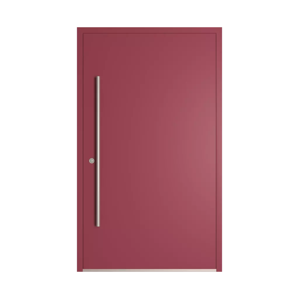 RAL 4002 Violet rouge portes-dentree remplissages aluminium complet