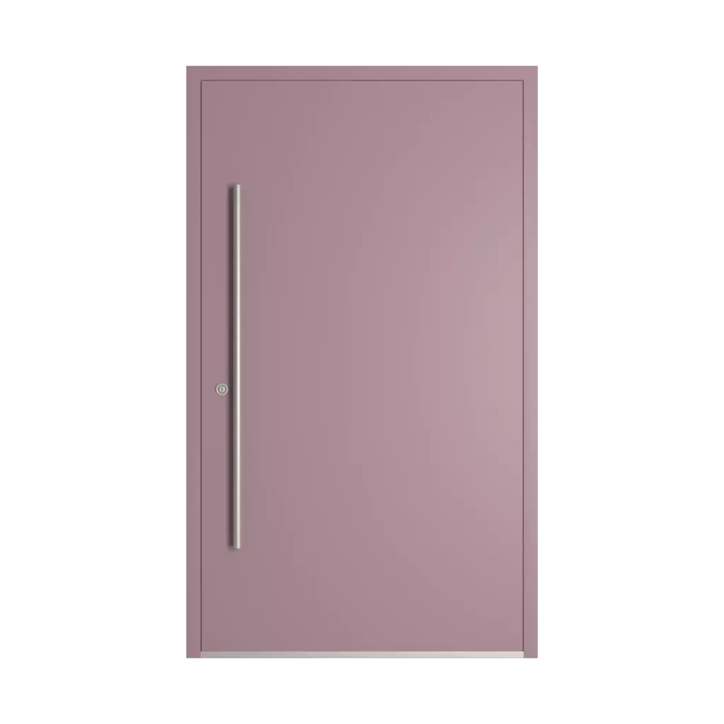 RAL 4009 Violet pastel portes-dentree remplissages aluminium vitre