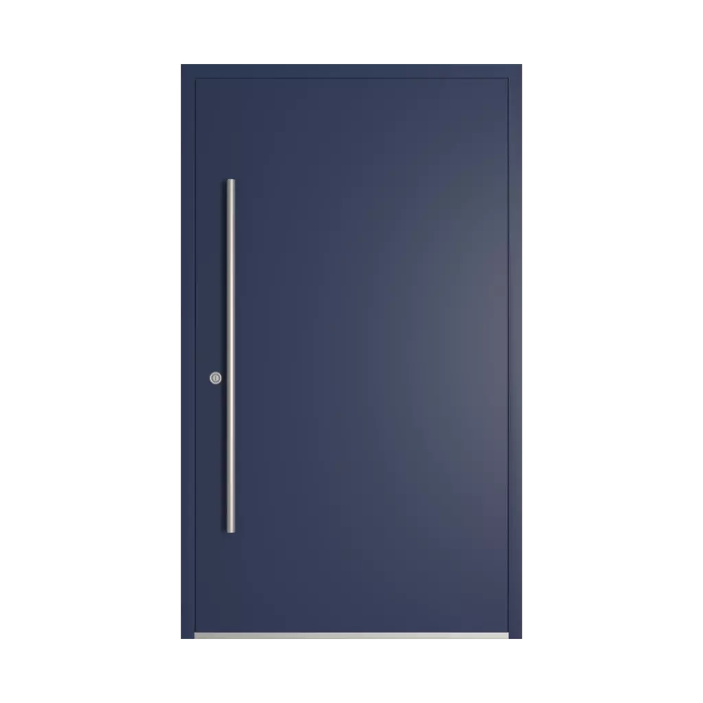 RAL 5003 Bleu saphir portes-dentree remplissages dindecor model-6129  