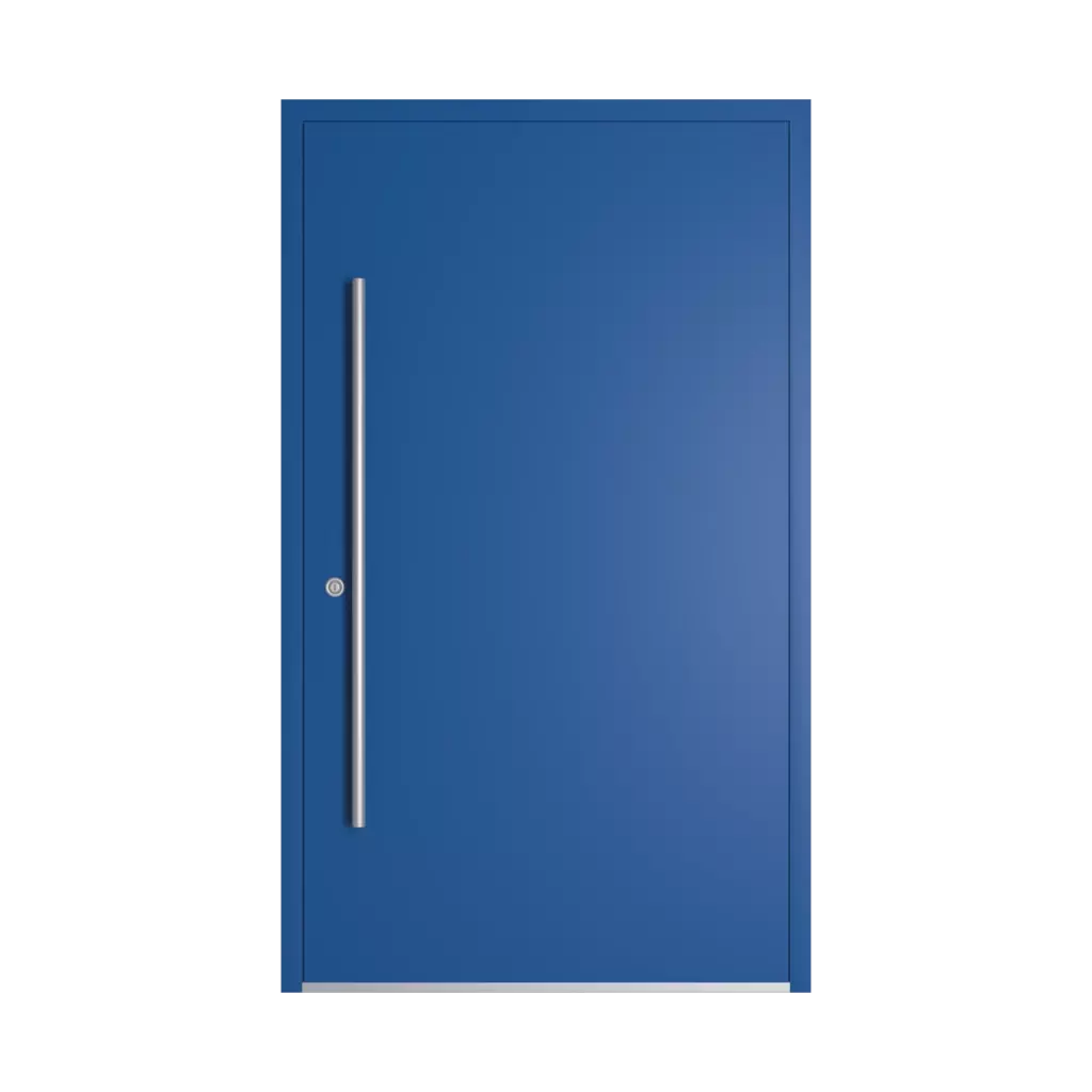 RAL 5017 Bleu signalisation portes-dentree remplissages aluminium complet