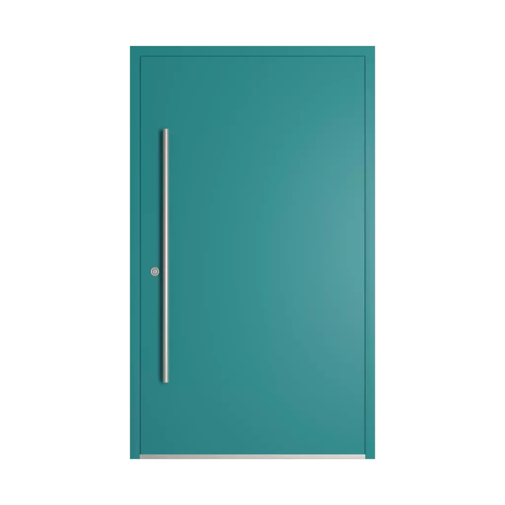 RAL 5018 Bleu turquoise produits portes-dentree-en-aluminium    