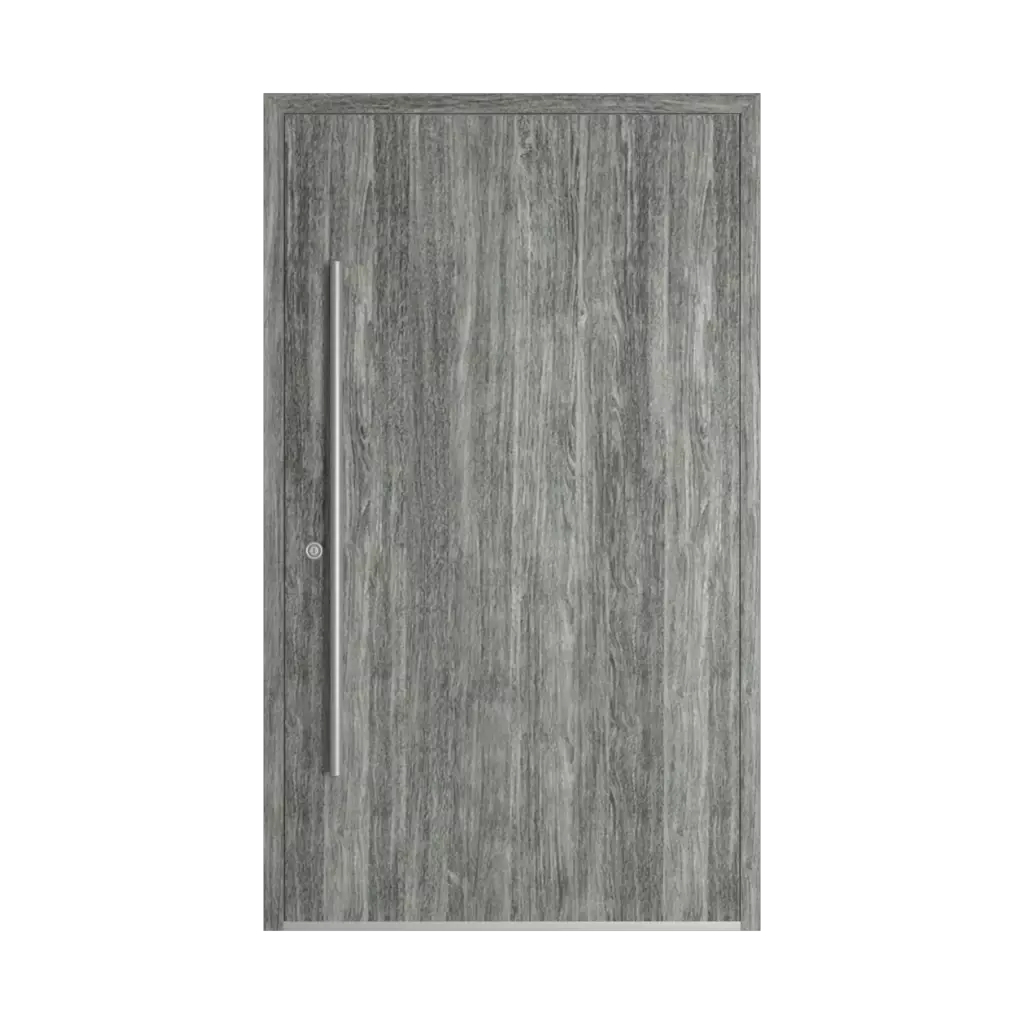 Woodec béton chêne Sheffield portes-dentree remplissages dindecor sk06-grey  