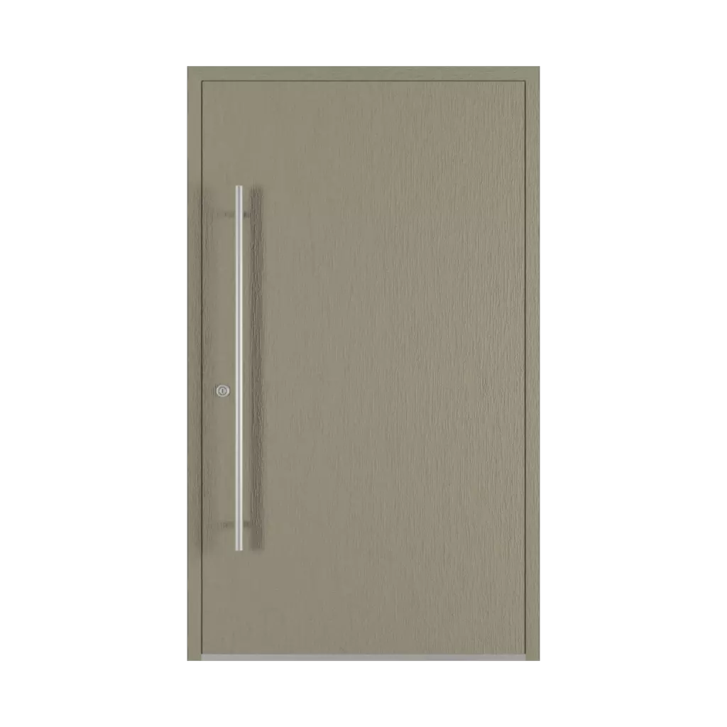 Gris béton portes-dentree remplissages dindecor model-6123  