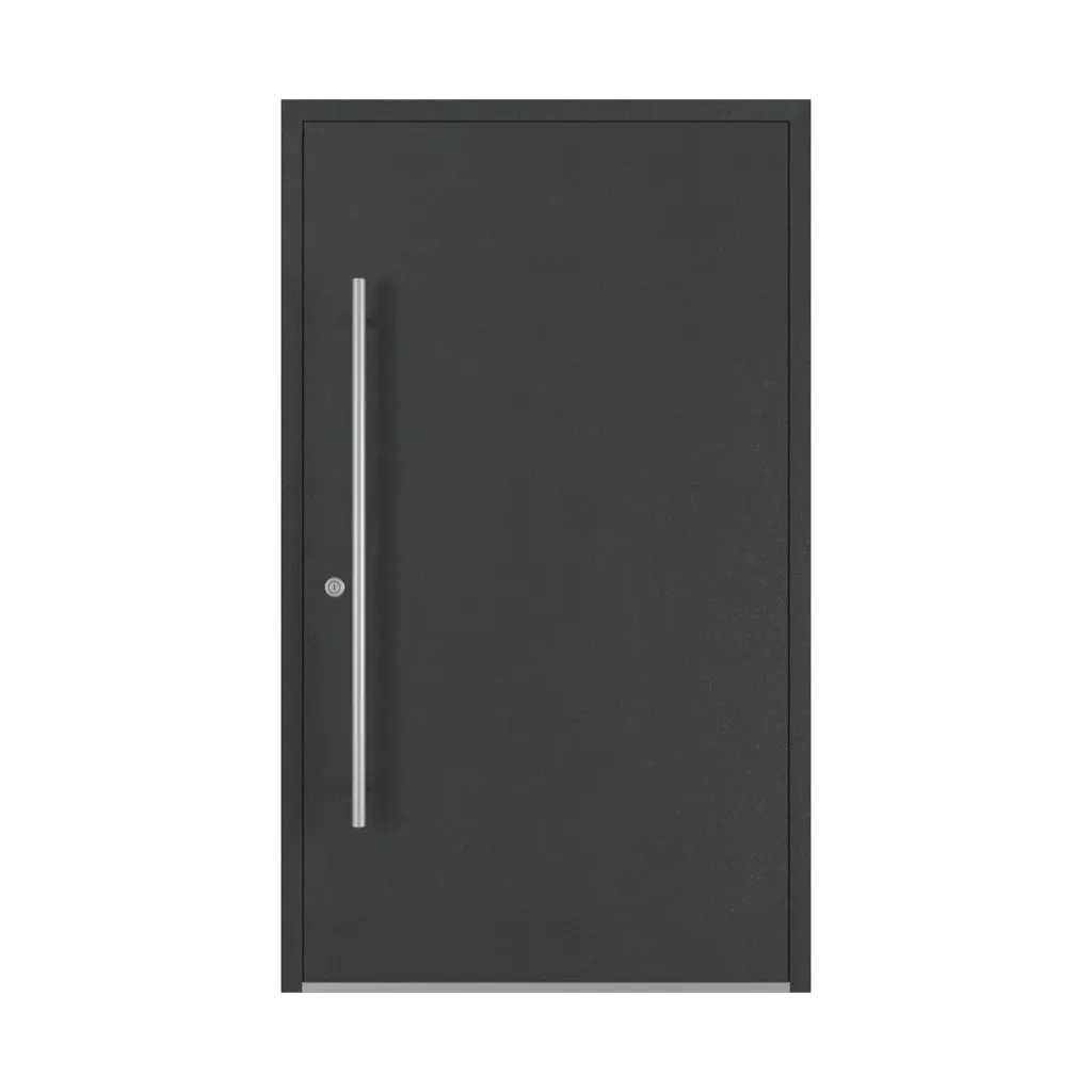 Aludec gris anthracite portes-dentree remplissages dindecor model-6123  