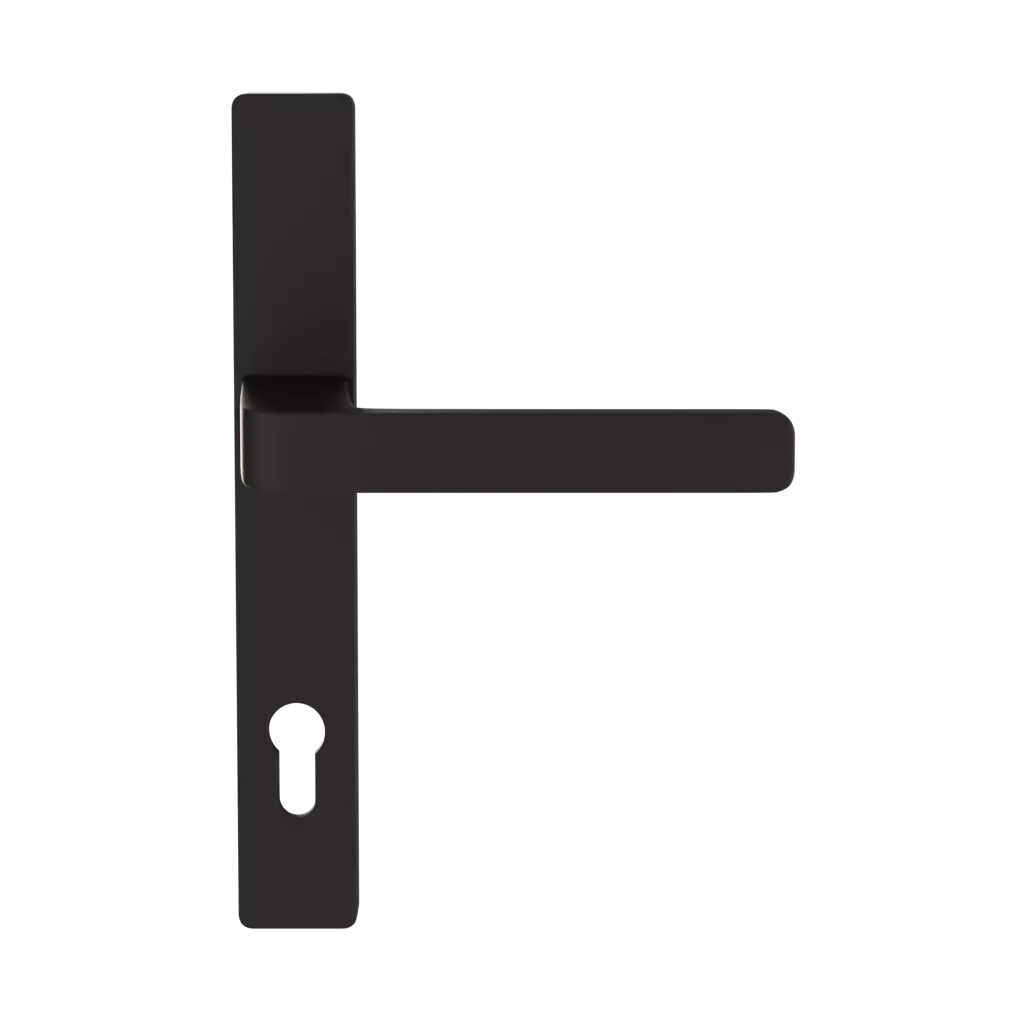 Noir portes-dentree accessoires-de-porte poignees poignee-h6s2-s5s34 noir 