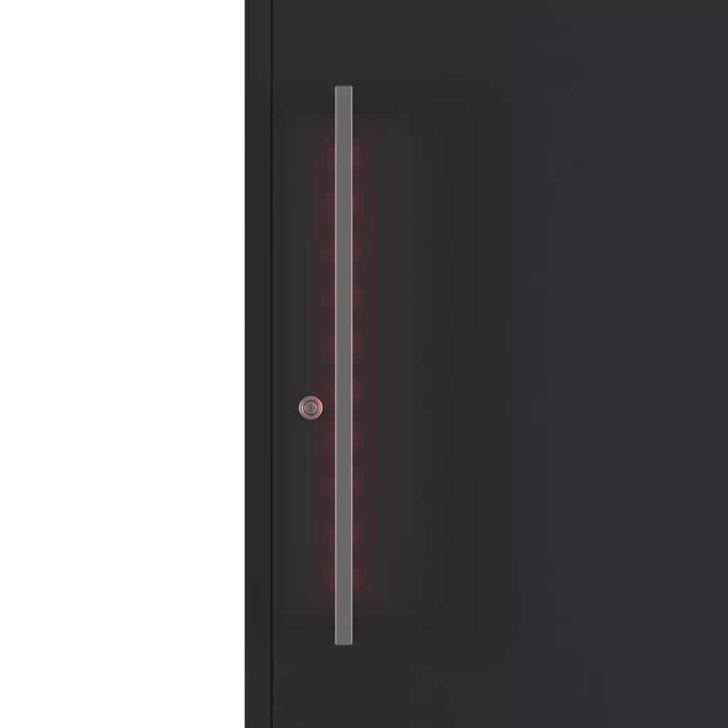 Rouge portes-dentree accessoires-de-porte tirer-la-poignee electronique-dans-les-poignees interior