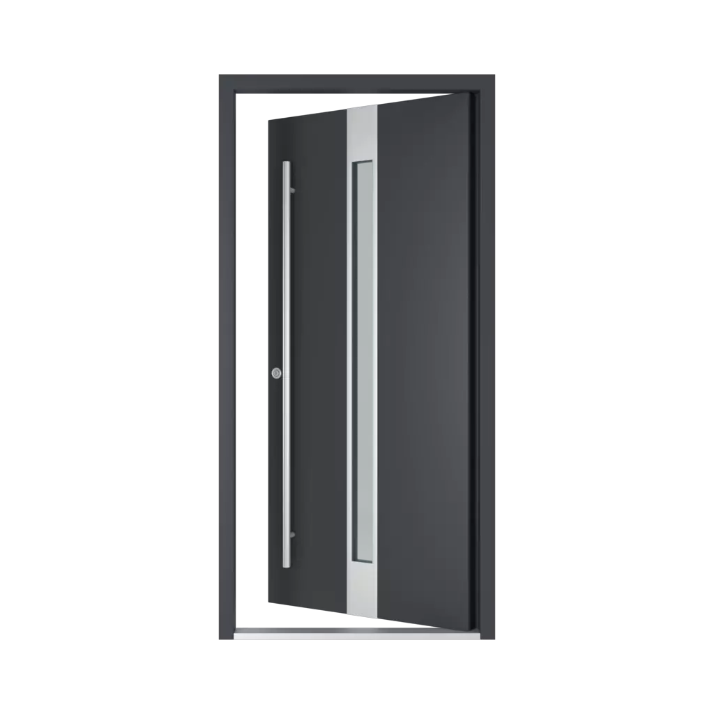 Ouverture gauche vers l’intérieur portes-dentree remplissages dindecor 6132-black  