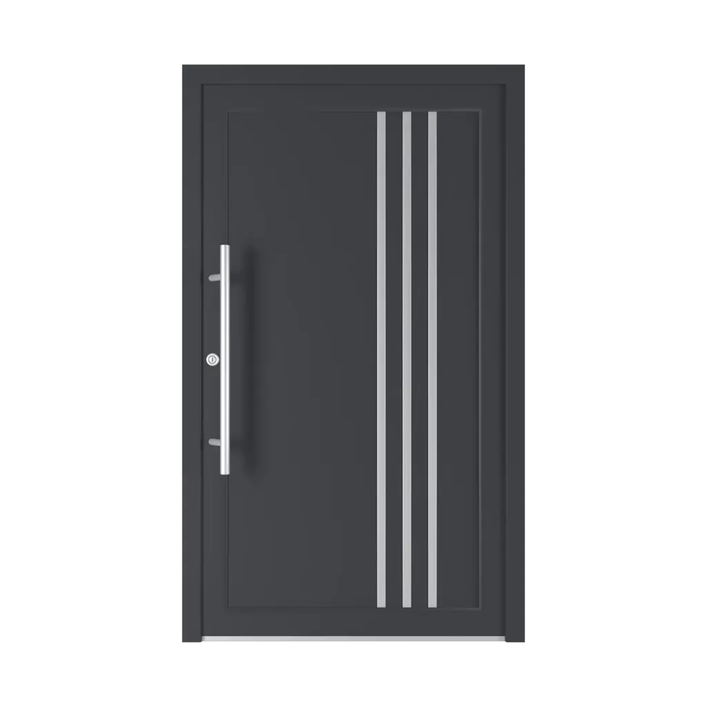 6029 PVC ✨ portes-dentree couleurs-des-portes couleurs-ral ral-9004-noir-de-securite 