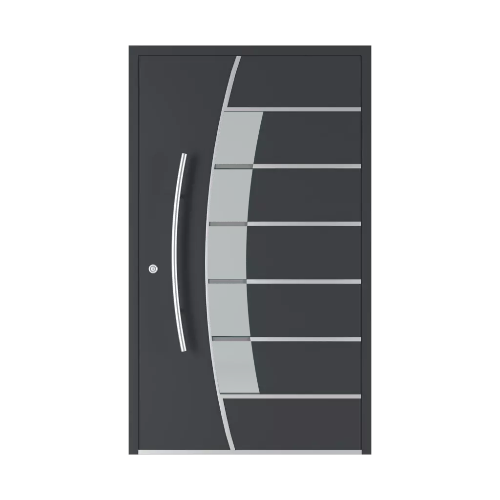 Model 5010 portes-dentree remplissages vitre 