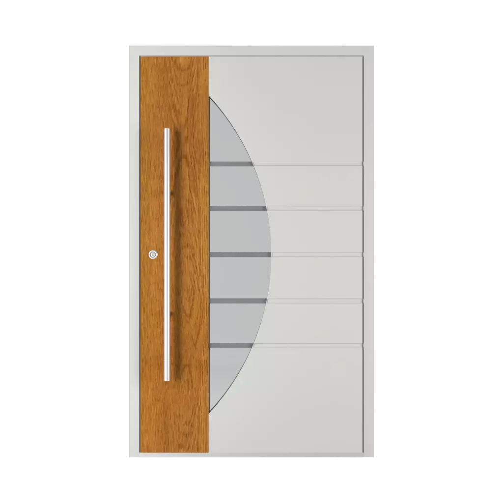 Model 6112 WD portes-dentree remplissages aluminium 