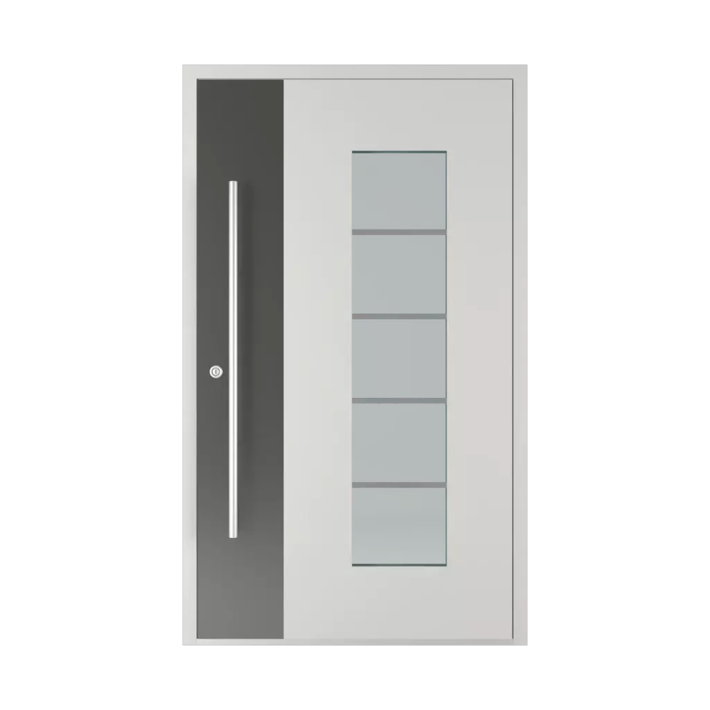 Model 6113 BS portes-dentree remplissages vitre 