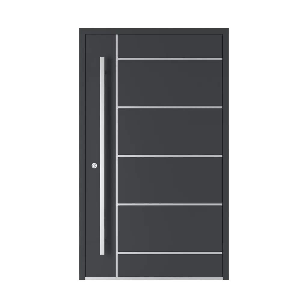 Model 2801 ST ✨ portes-dentree couleurs-des-portes couleurs-standard aludec-jet-black-aludec 