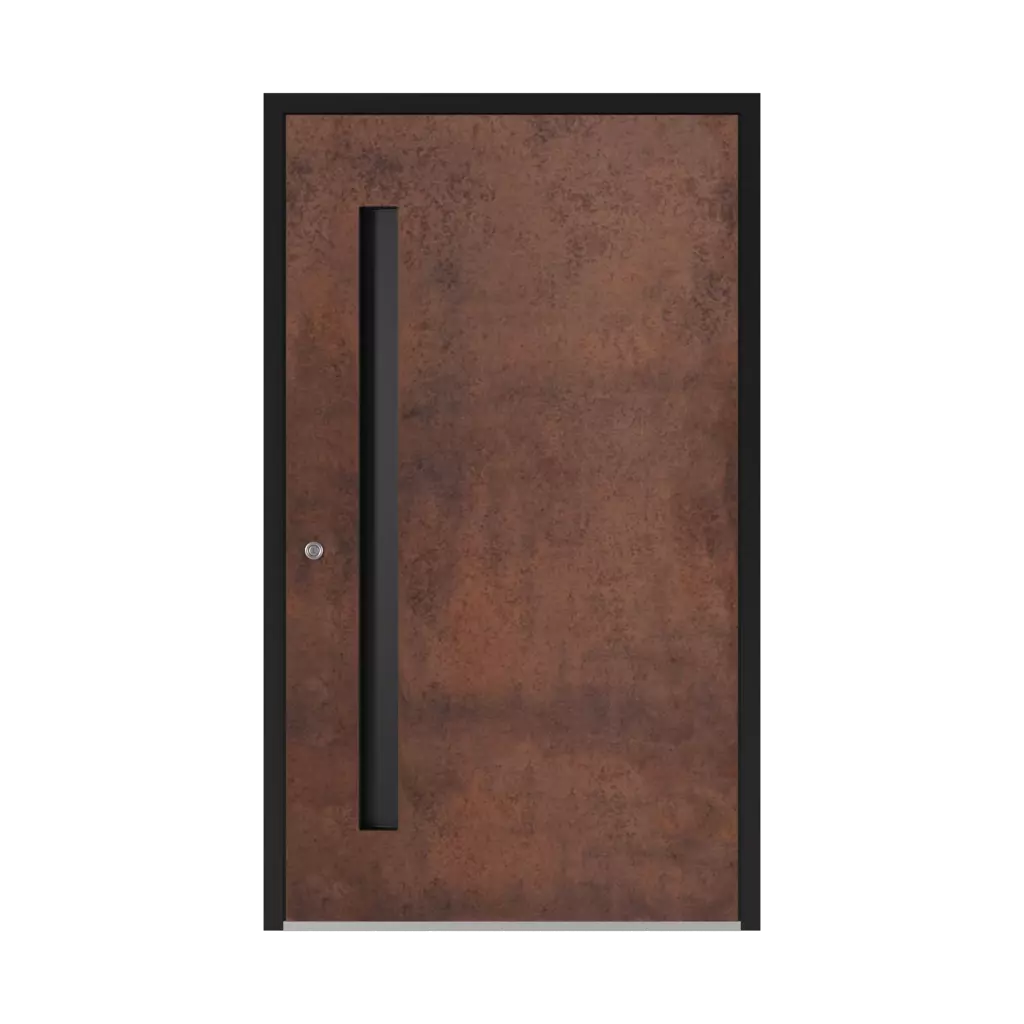 SK06 Corten 🏆 portes-dentree remplissages aluminium 