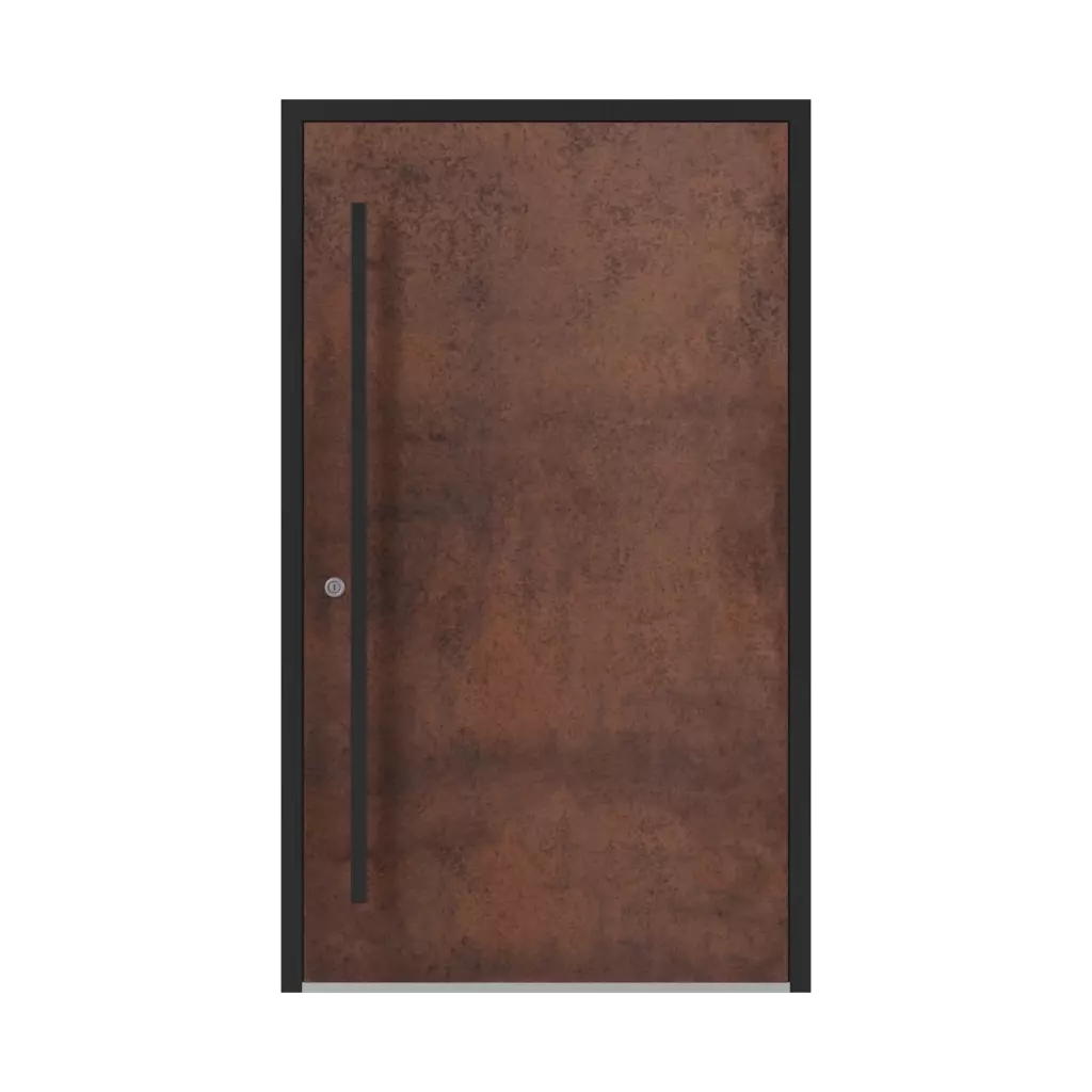 SK02 Corten 🏆 portes-dentree remplissages aluminium 