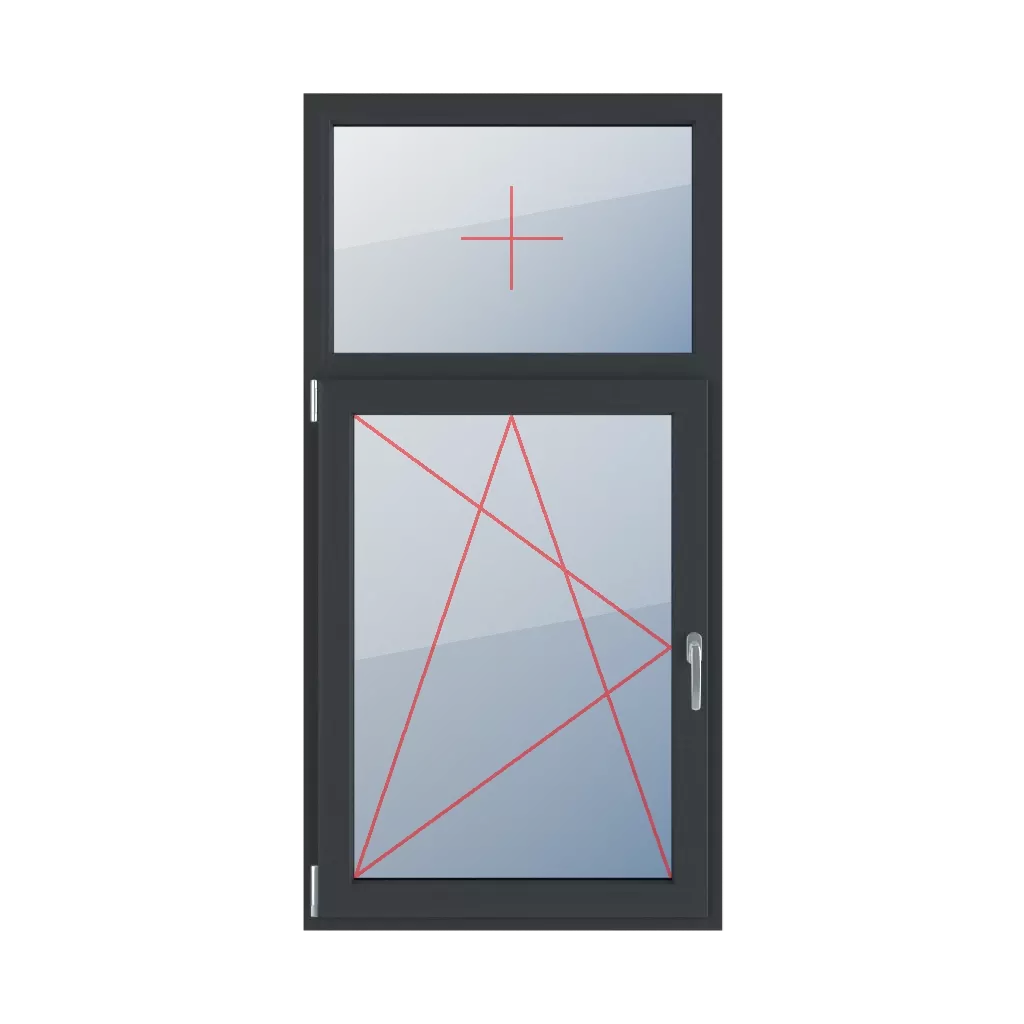 Vitrage fixe dans le cadre, oscillo-battant à gauche fenetres type-de-fenetre double-vantaux division-verticale-asymetrique-30-70  