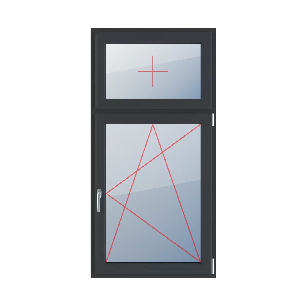 Vitrage fixe dans le châssis, inclinable et tournant à droite fenetres type-de-fenetre double-vantaux division-verticale-asymetrique-30-70 vitrage-fixe-dans-le-chassis-inclinable-et-tournant-a-droite 