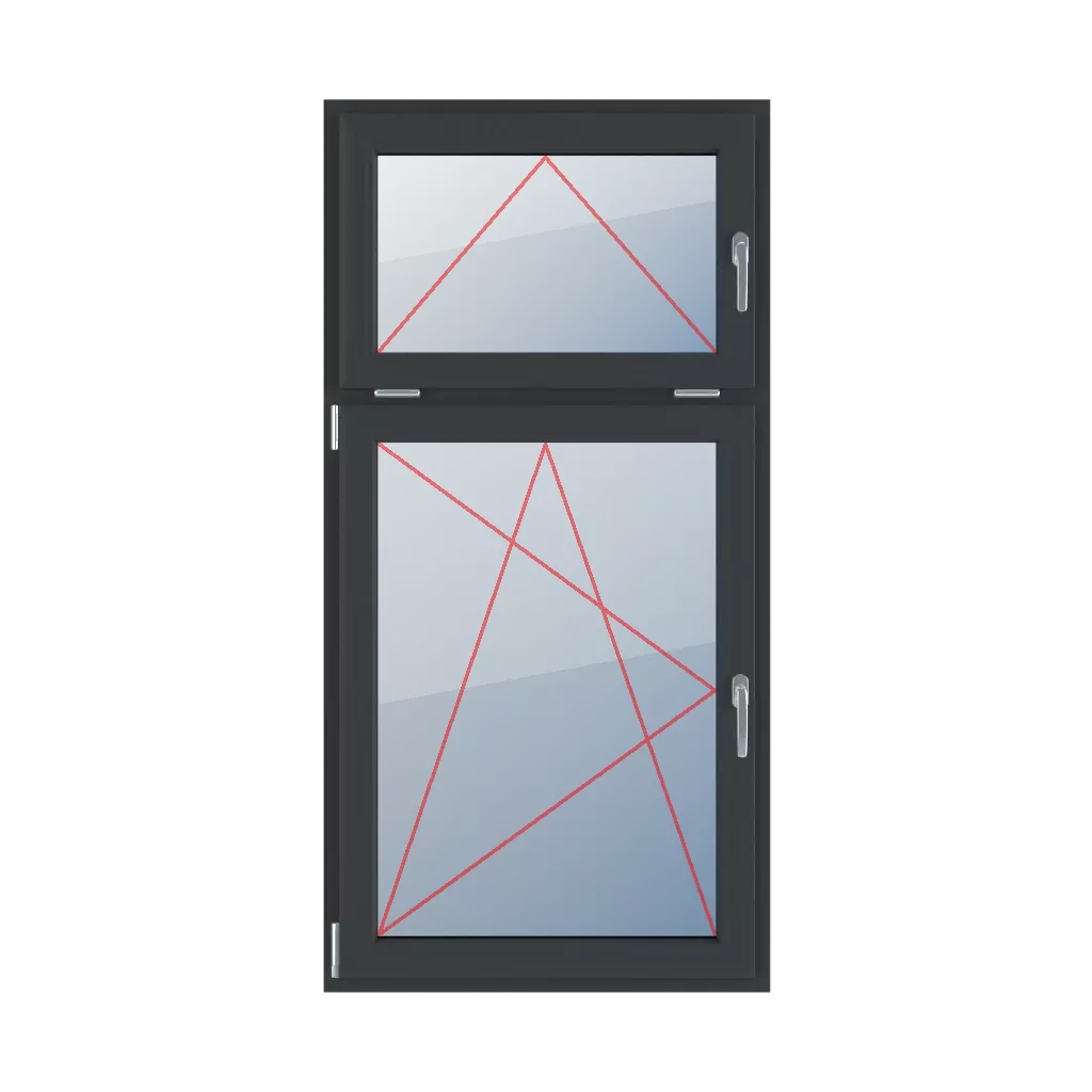 Inclinez avec une poignée sur le côté droit, inclinez et tournez à gauche fenetres type-de-fenetre double-vantaux division-verticale-asymetrique-30-70 inclinez-avec-une-poignee-sur-le-cote-droit-inclinez-et-tournez-a-gauche 