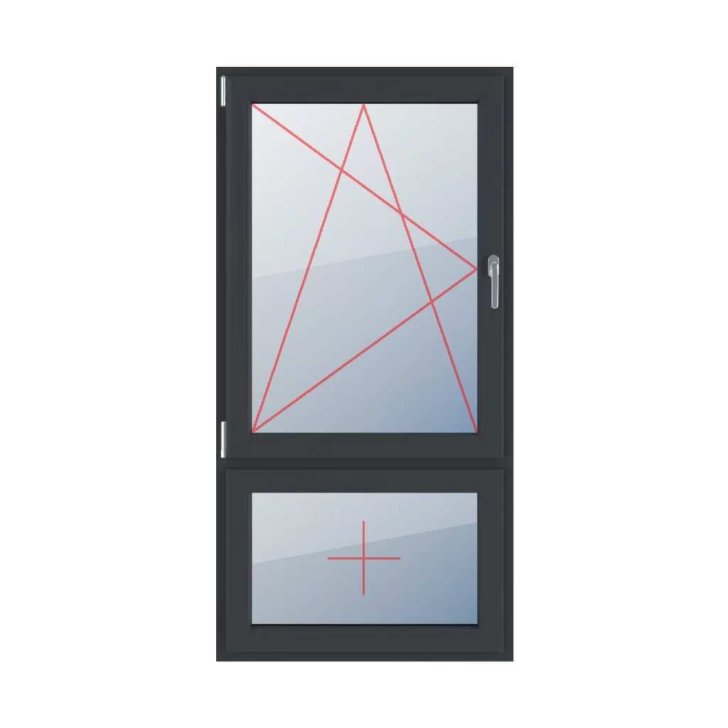 Oscillo-battant à gauche, vitrage fixe dans l’ouvrant fenetres type-de-fenetre double-vantaux division-verticale-asymetrique-70-30 oscillo-battant-a-gauche-vitrage-fixe-dans-louvrant 