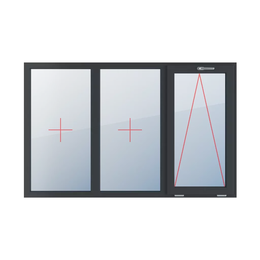 Vitrage fixe dans le cadre, articulé avec une poignée en haut fenetres type-de-fenetre triple-vantaux division-horizontale-symetrique-33-33-33 vitrage-fixe-dans-le-cadre-articule-avec-une-poignee-en-haut 