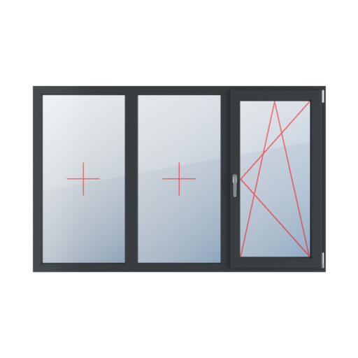Vitrage fixe dans le cadre, oscillo-battant à droite fenetres type-de-fenetre triple-vantaux division-horizontale-symetrique-33-33-33 vitrage-fixe-dans-le-cadre-oscillo-battant-a-droite 