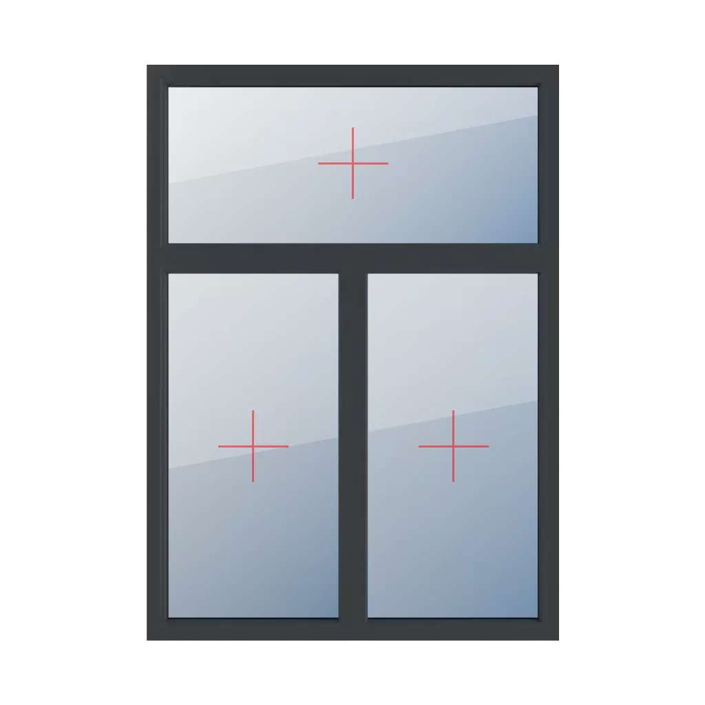 Vitrage fixe dans le cadre fenetres type-de-fenetre triple-vantaux division-verticale-asymetrique-30-70 vitrage-fixe-dans-le-cadre 