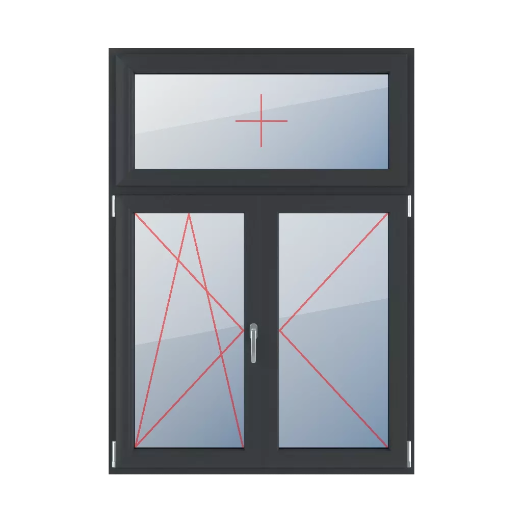 Vitrage fixe dans le châssis, oscillo-battant à gauche, meneau mobile, tournant à droite fenetres type-de-fenetre triple-vantaux division-verticale-asymetrique-30-70-avec-un-poteau-mobile vitrage-fixe-dans-le-chassis-oscillo-battant-a-gauche-meneau-mobile-tournant-a-droite 