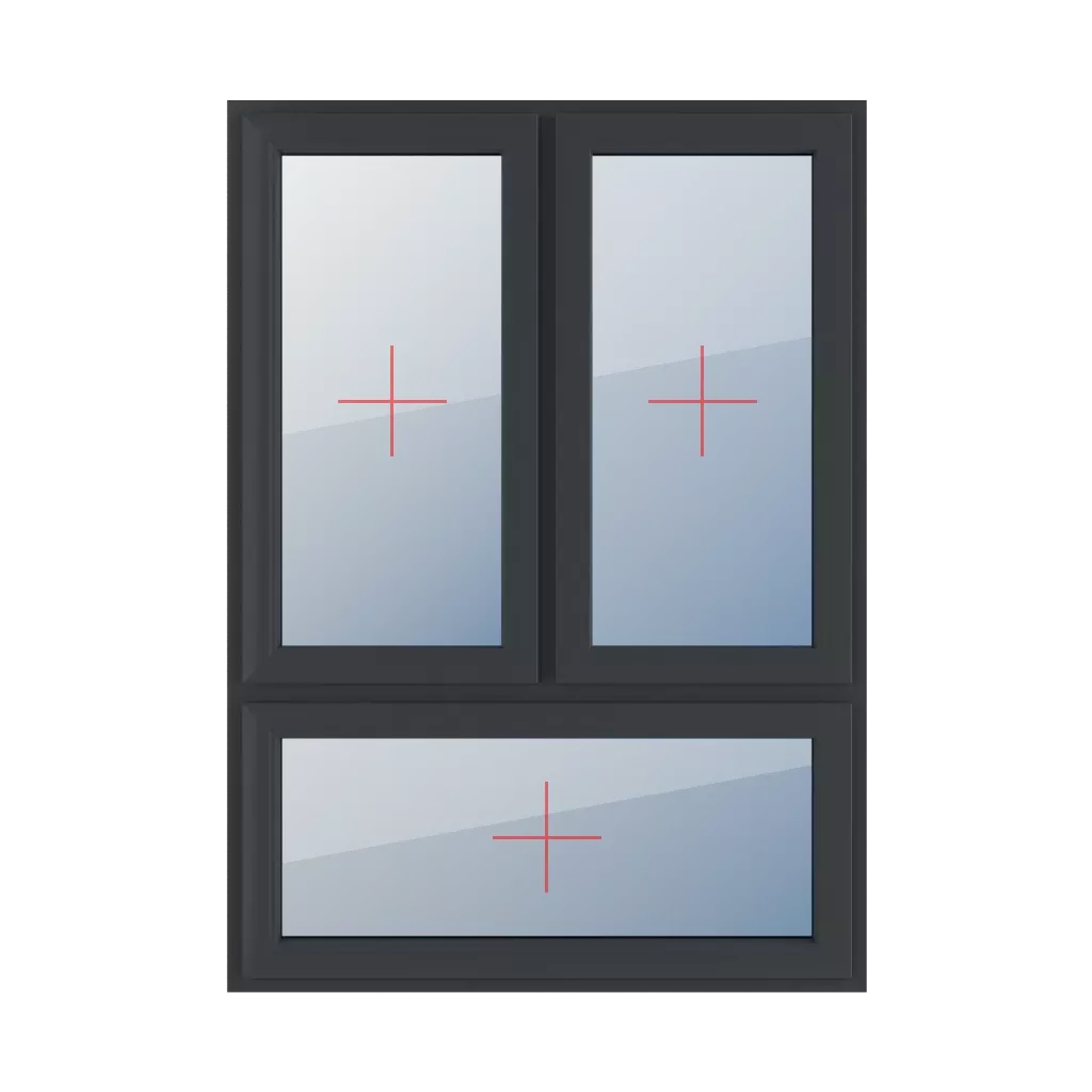 Vitrage fixe dans le châssis fenetres type-de-fenetre triple-vantaux division-verticale-asymetrique-70-30 vitrage-fixe-dans-le-chassis-2 