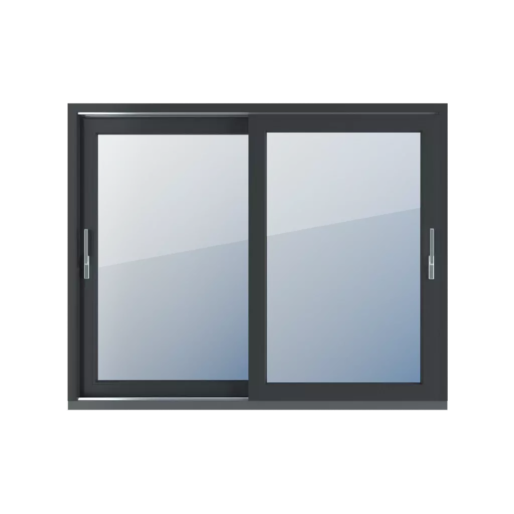 Portes-fenêtres levantes-coulissantes HST produits fenetres-en-aluminium    