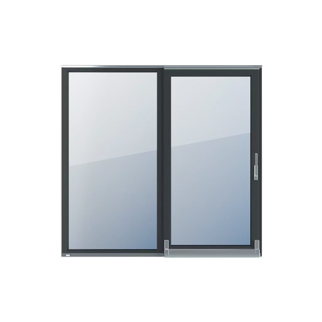 Portes-fenêtres coulissantes et coulissantes PSK produits fenetres-en-aluminium    