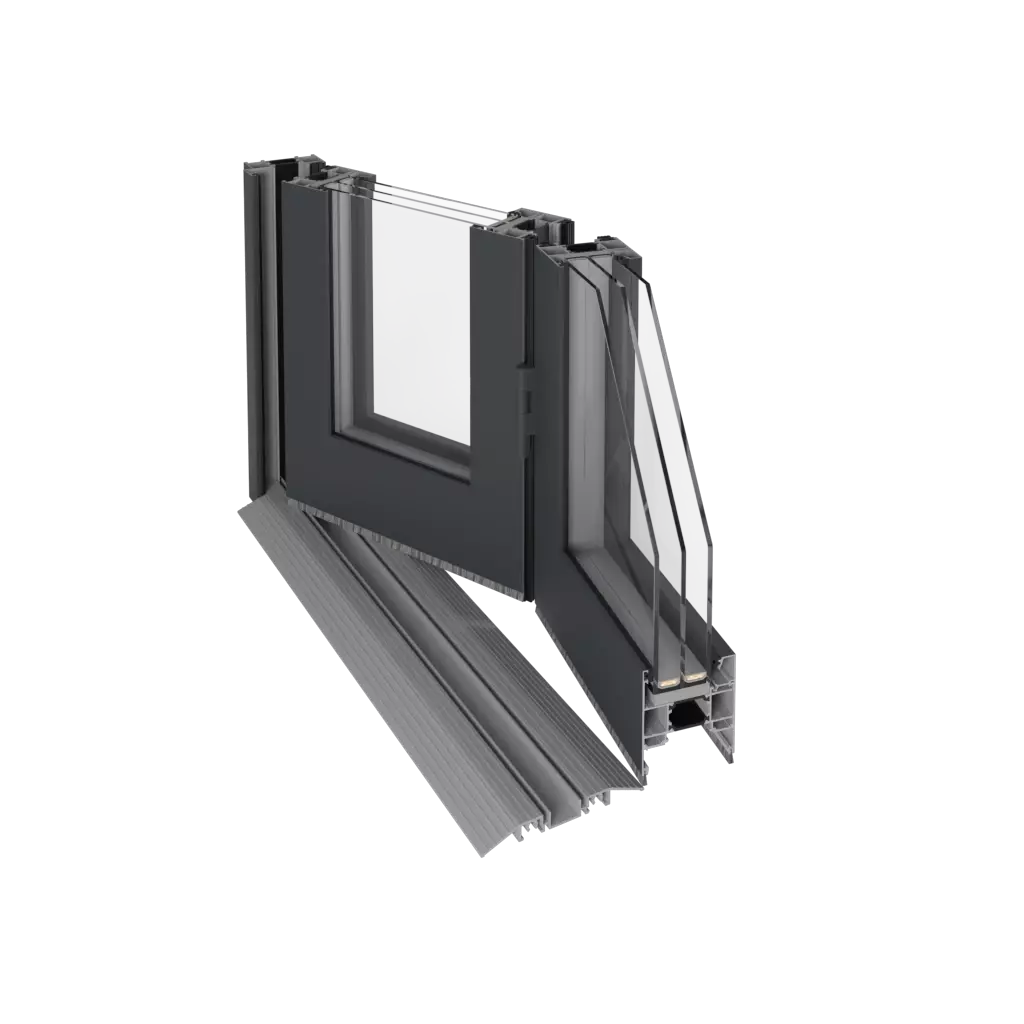 MB-86 LIGNE PLIABLE HD fenetres profils-de-fenetre aluprof