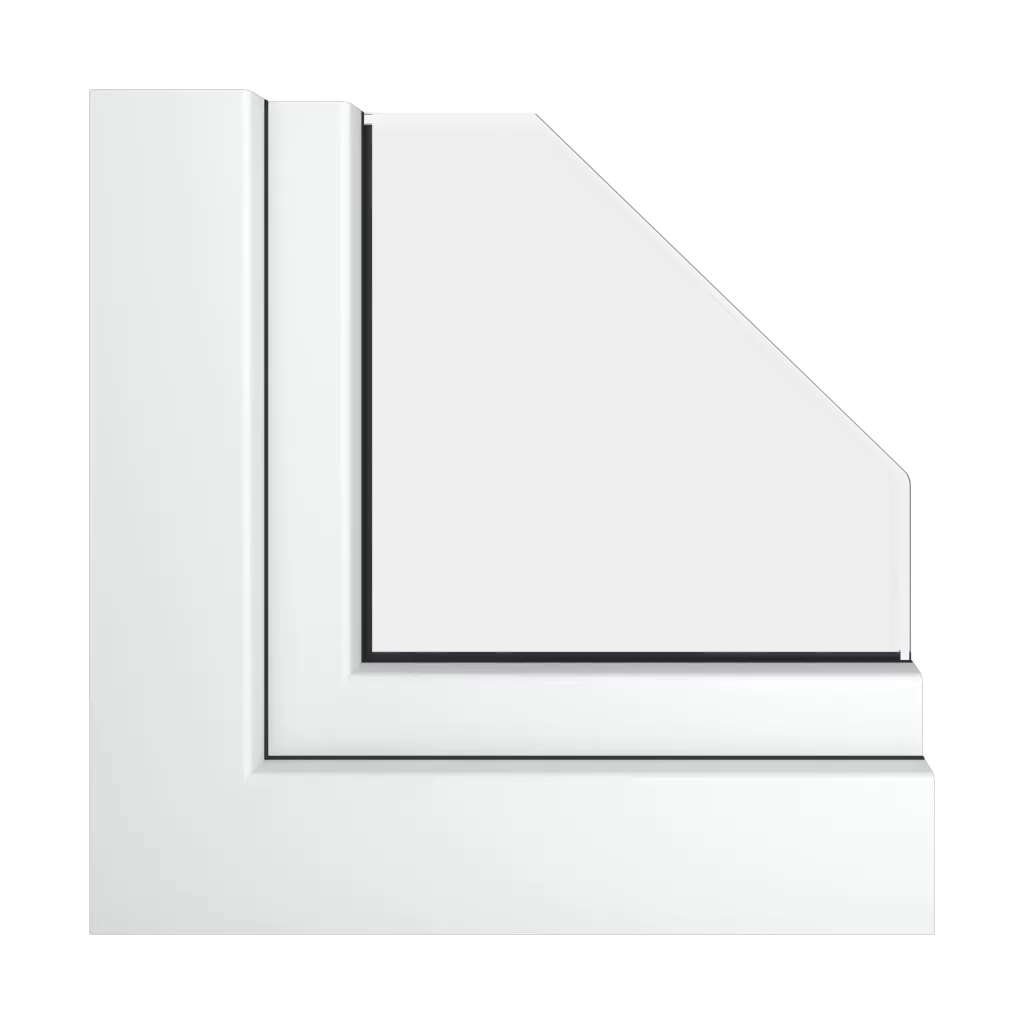 Blanc ultramat fenetres profils-de-fenetre veka perfectline-standard