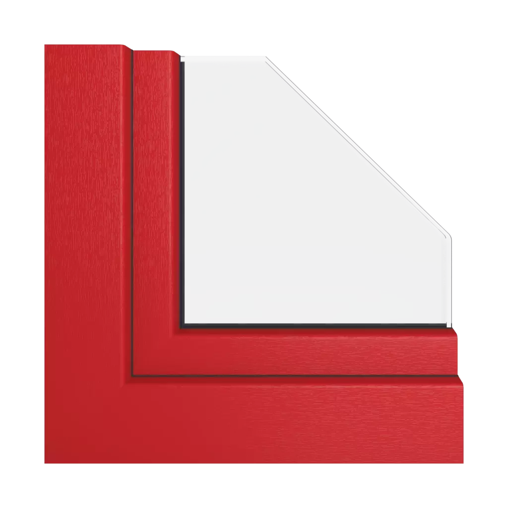 Rouge carmin fenetres couleur-de-la-fenetre couleurs-veka   