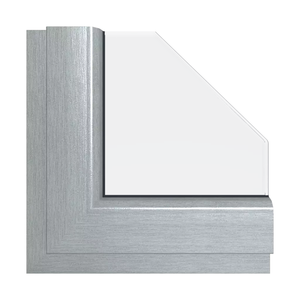 Aluminium brossé argent fenetres couleur-de-la-fenetre couleurs-veka aluminium-brosse-argent interior