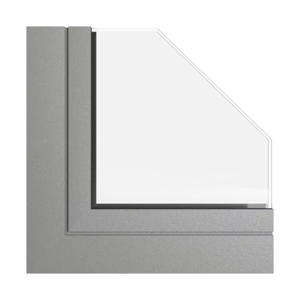 Aluminium gris fenetres profils-de-fenetre aliplast