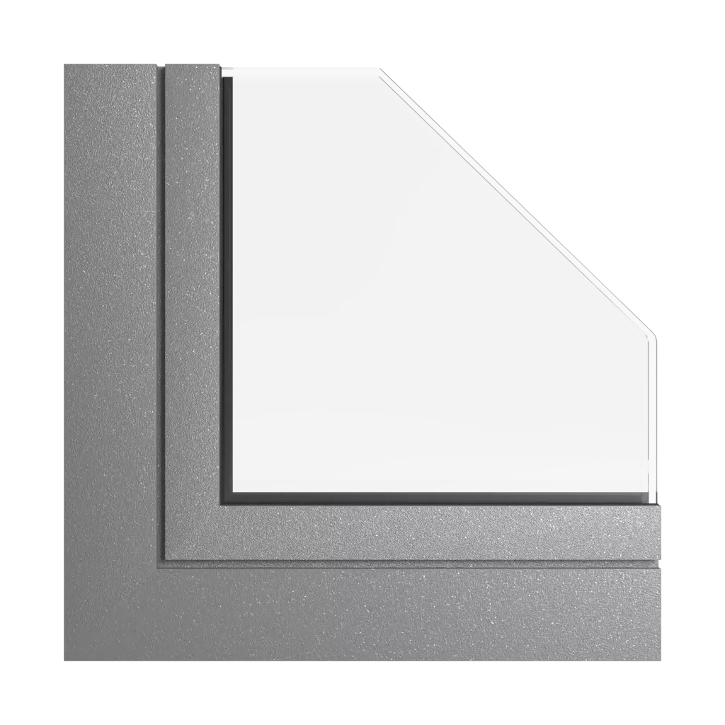 Gris foncé produits fenetres-en-aluminium    