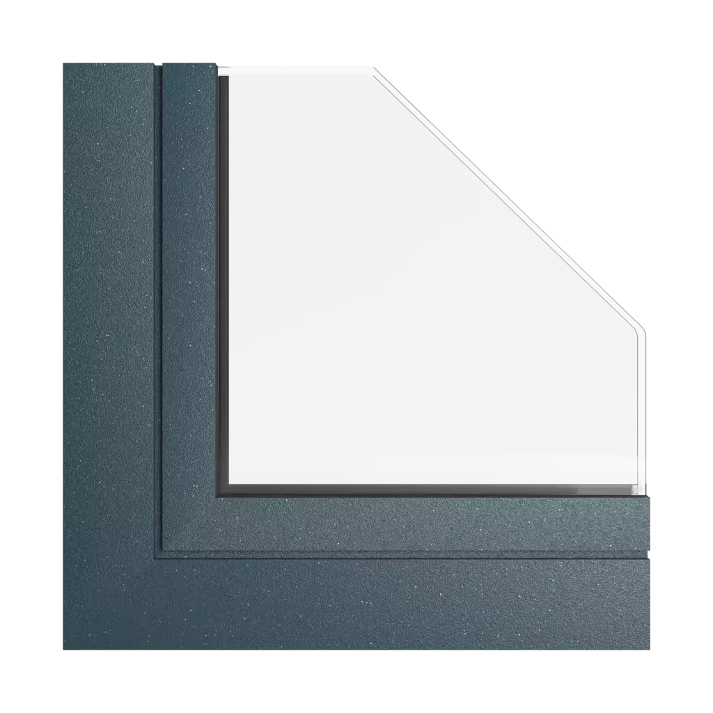 Tigre en acier bleu marine fenetres profils-de-fenetre aliplast